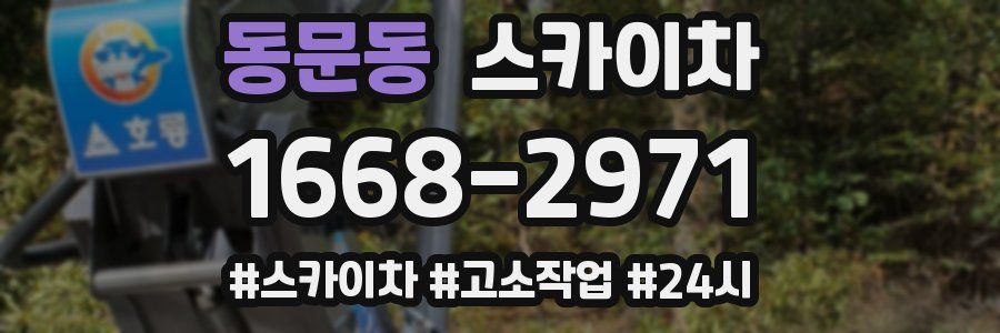 동문동 스카이차