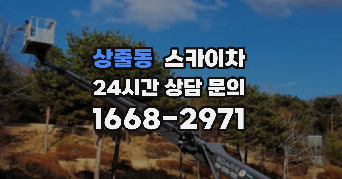 상줄동 스카이차