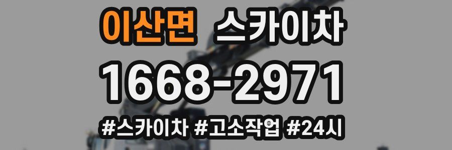 이산면 스카이차