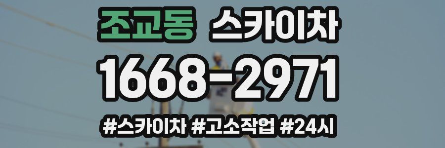 조교동 스카이차