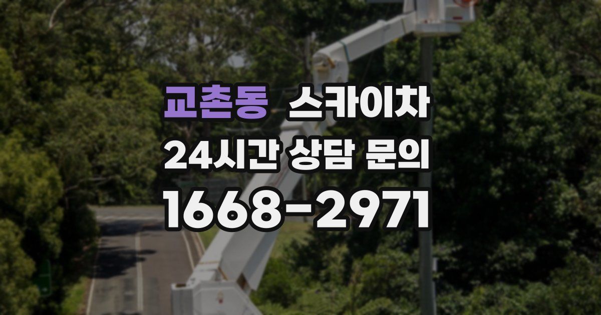 교촌동 스카이차