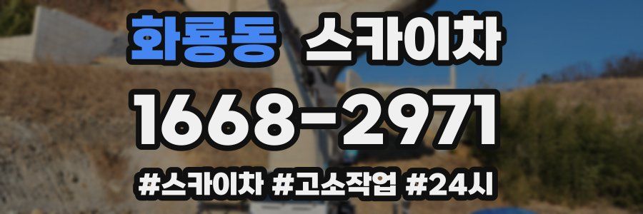 화룡동 스카이차