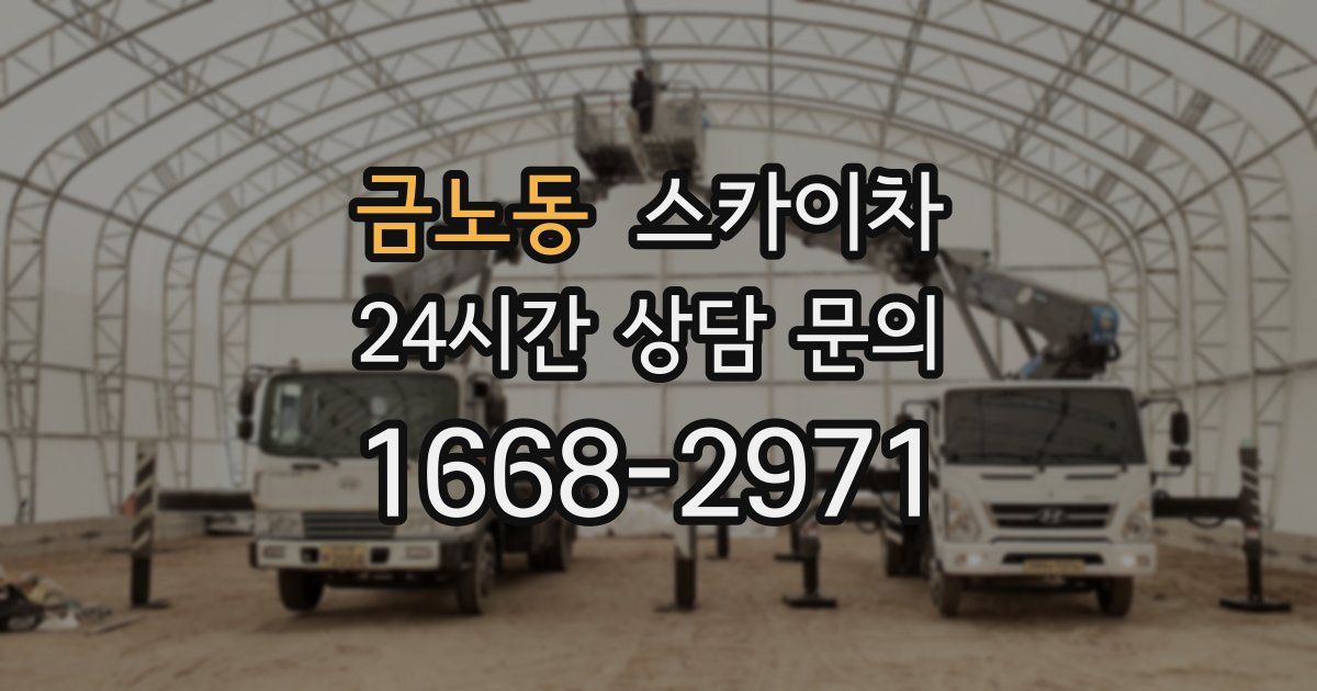 금노동 스카이차