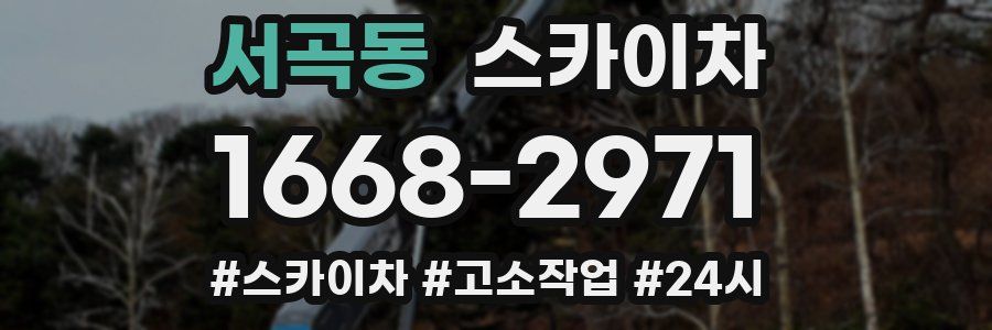 서곡동 스카이차