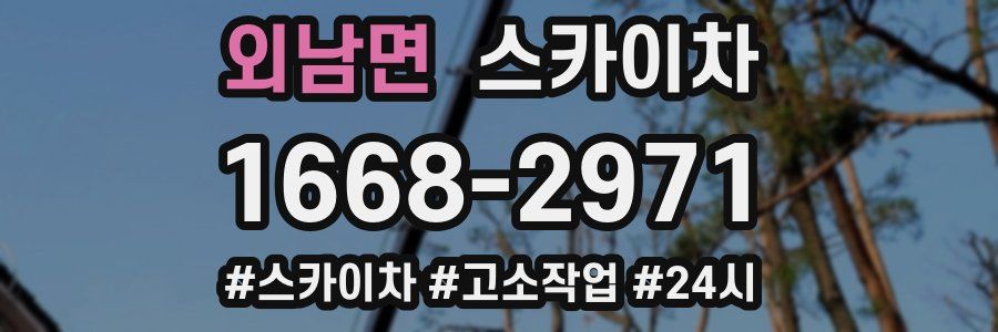 외남면 스카이차