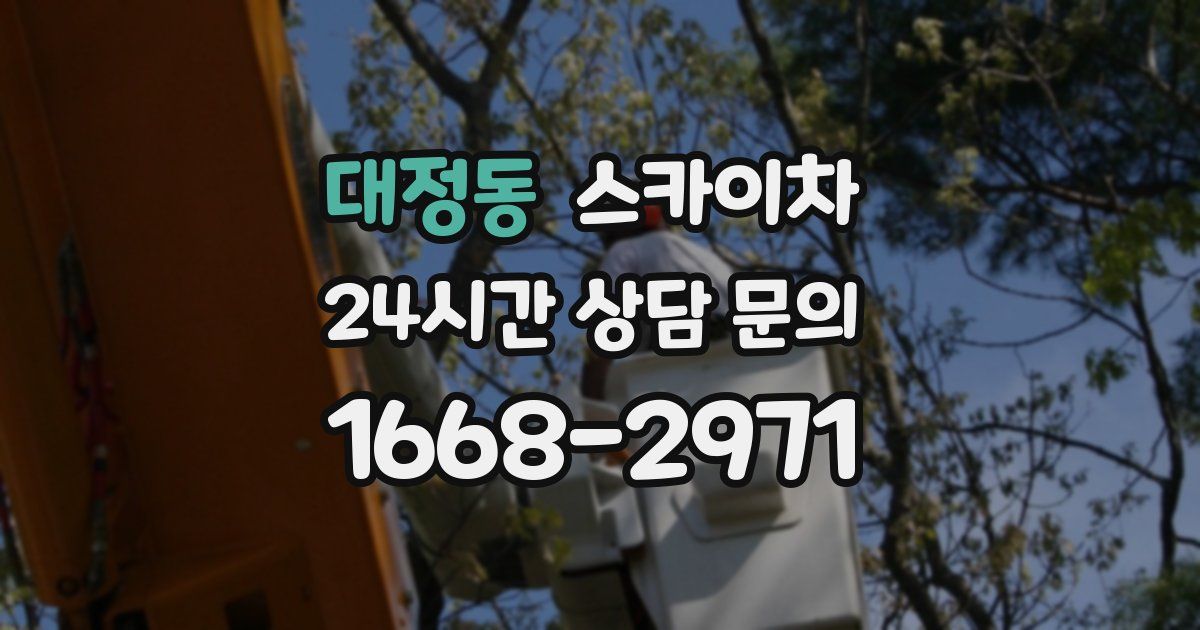 대정동 스카이차