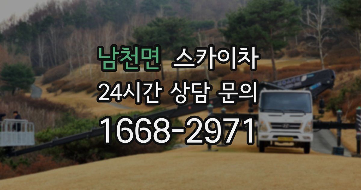 남천면 스카이차