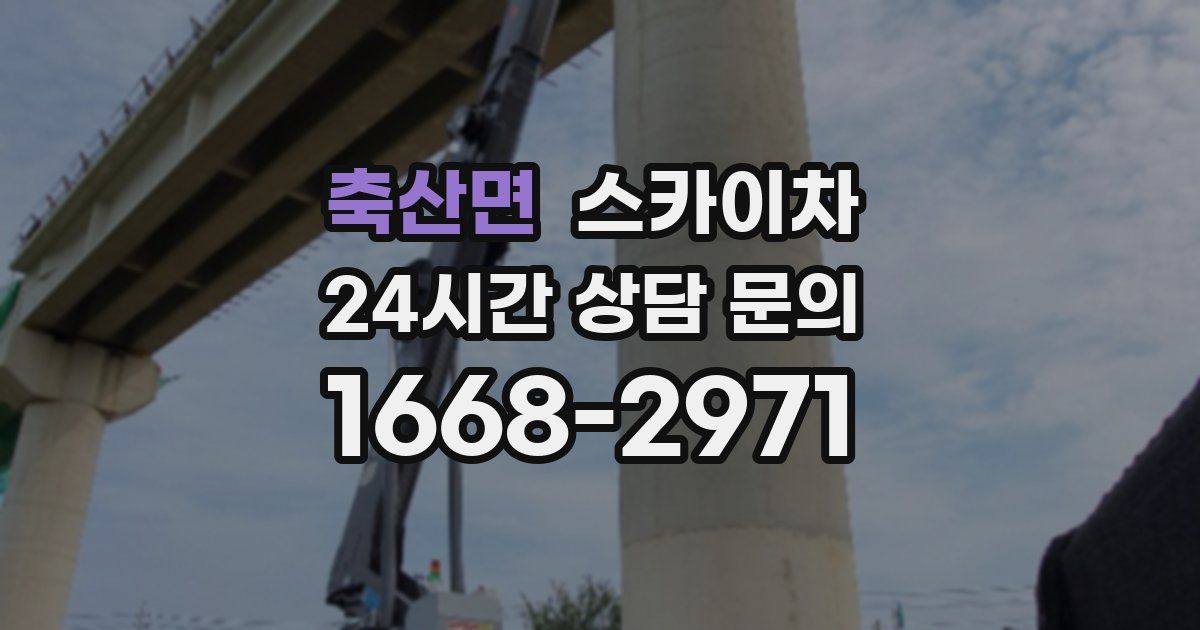 축산면 스카이차