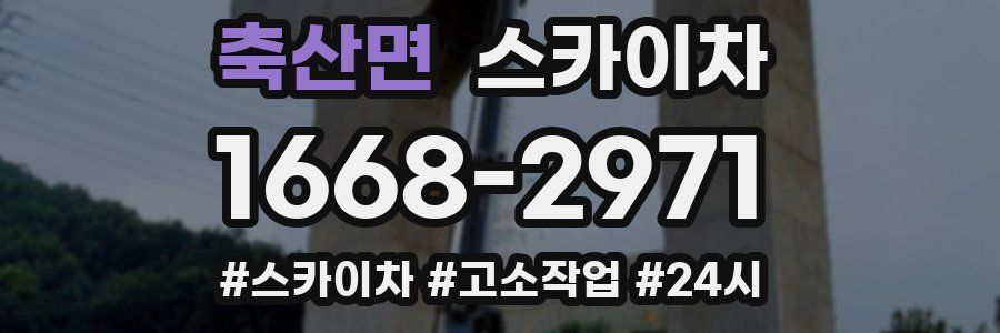 축산면 스카이차