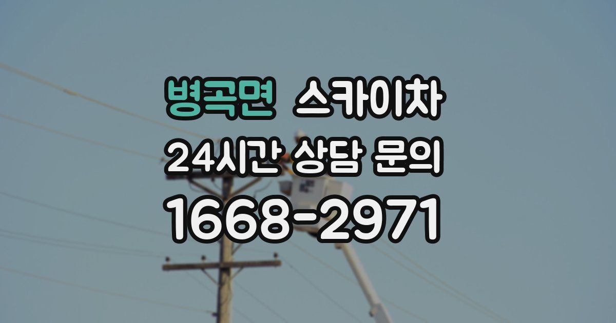 병곡면 스카이차