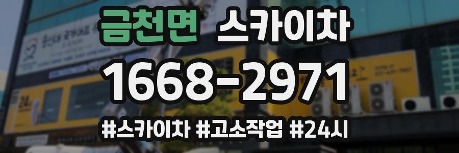 금천면 스카이차