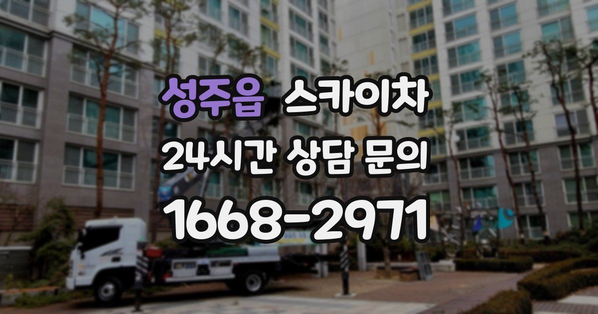 성주읍 스카이차