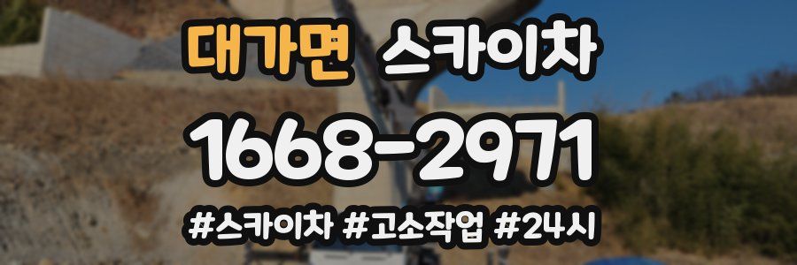 대가면 스카이차