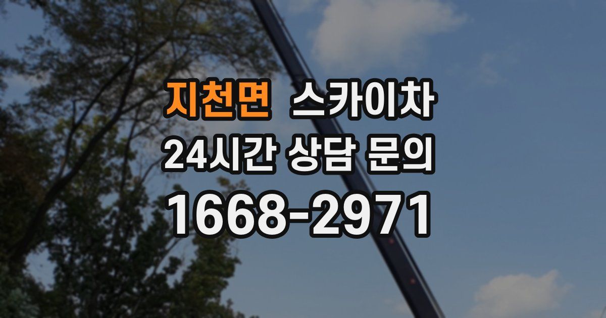 지천면 스카이차