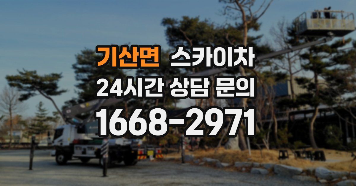 기산면 스카이차