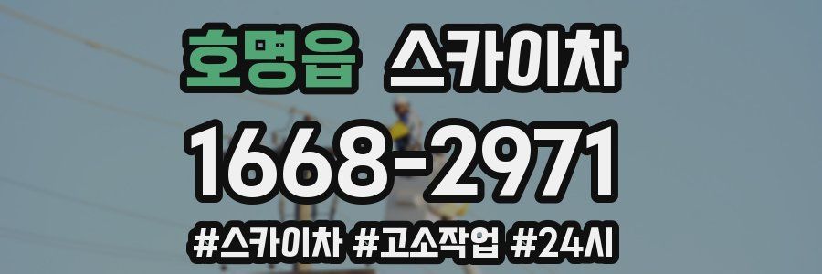 호명읍 스카이차