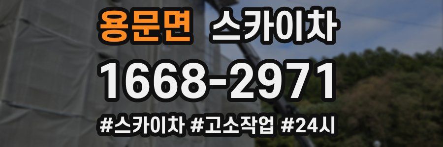 용문면 스카이차