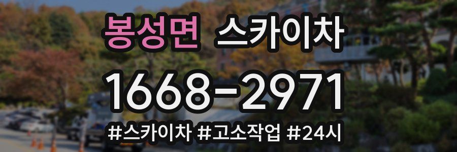 봉성면 스카이차