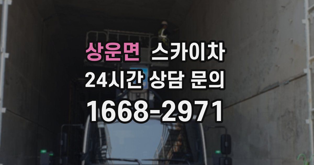 상운면 스카이차