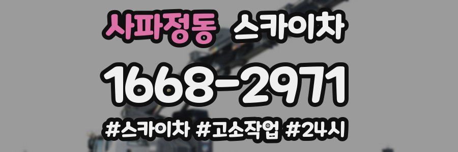 사파정동 스카이차