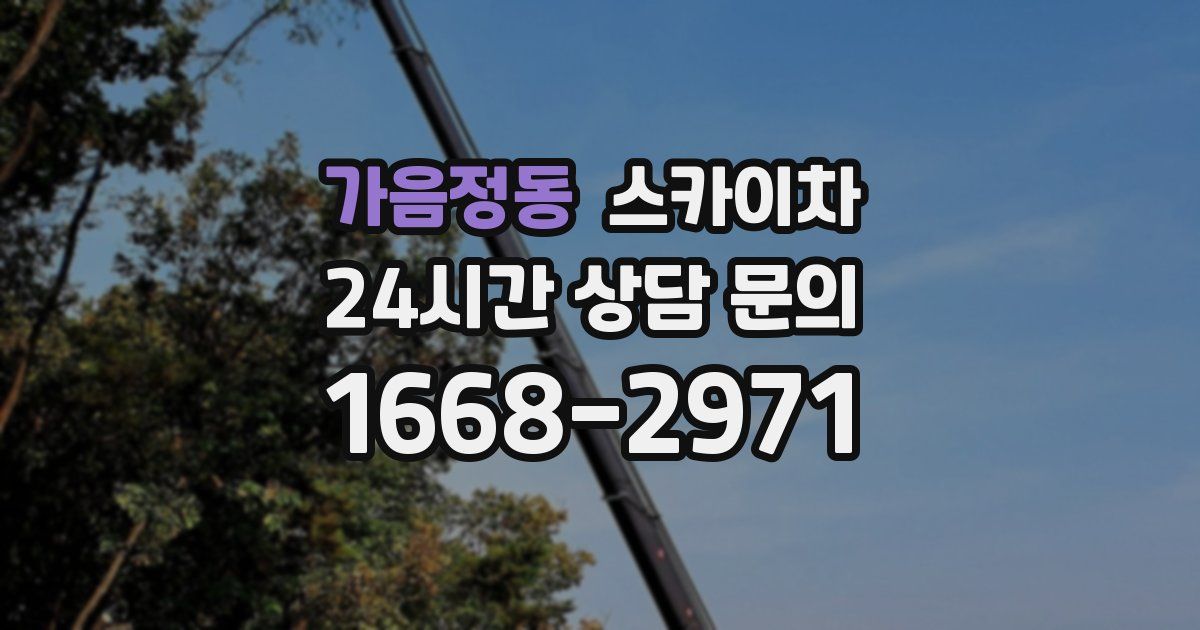 가음정동 스카이차