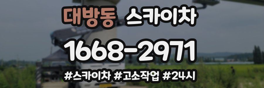 대방동 스카이차