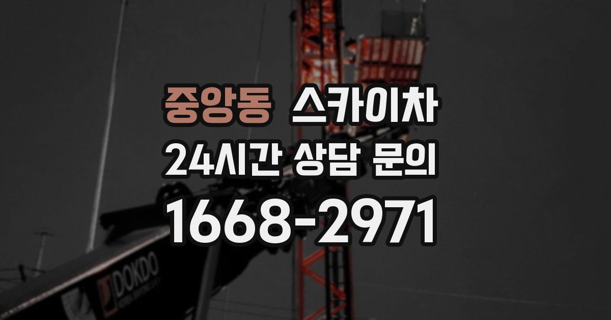 중앙동 스카이차