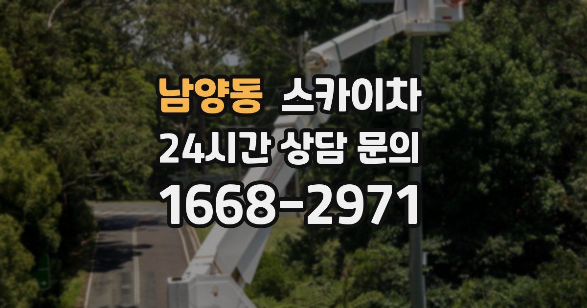 남양동 스카이차