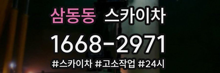 삼동동 스카이차