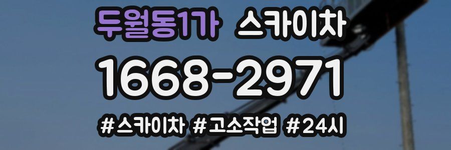 두월동1가 스카이차