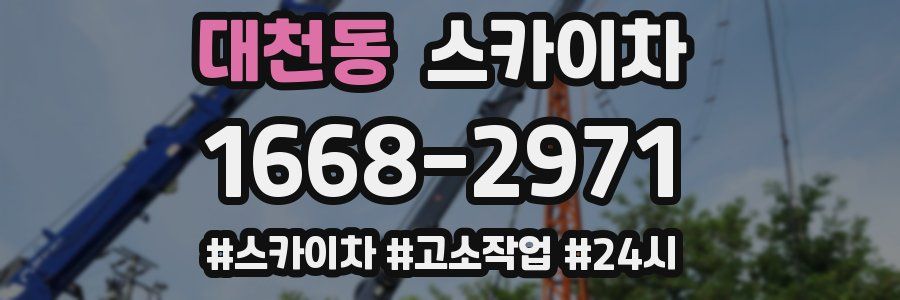 대천동 스카이차