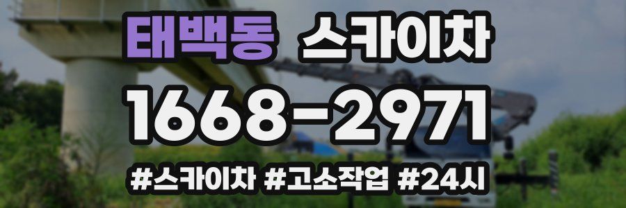 태백동 스카이차