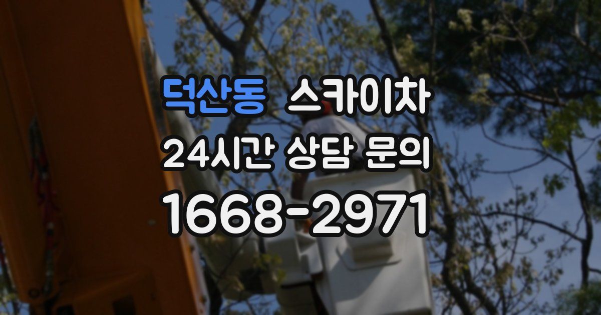 덕산동 스카이차