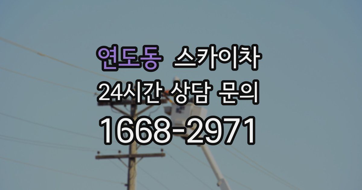 연도동 스카이차