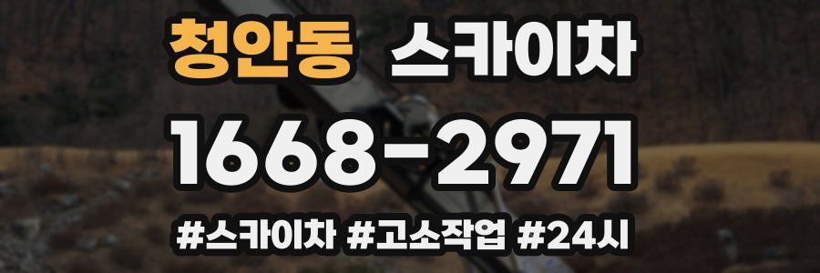 청안동 스카이차