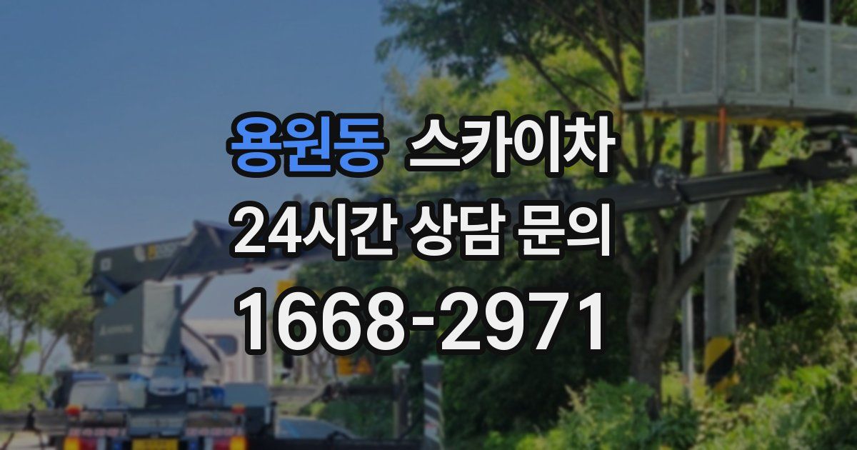 용원동 스카이차