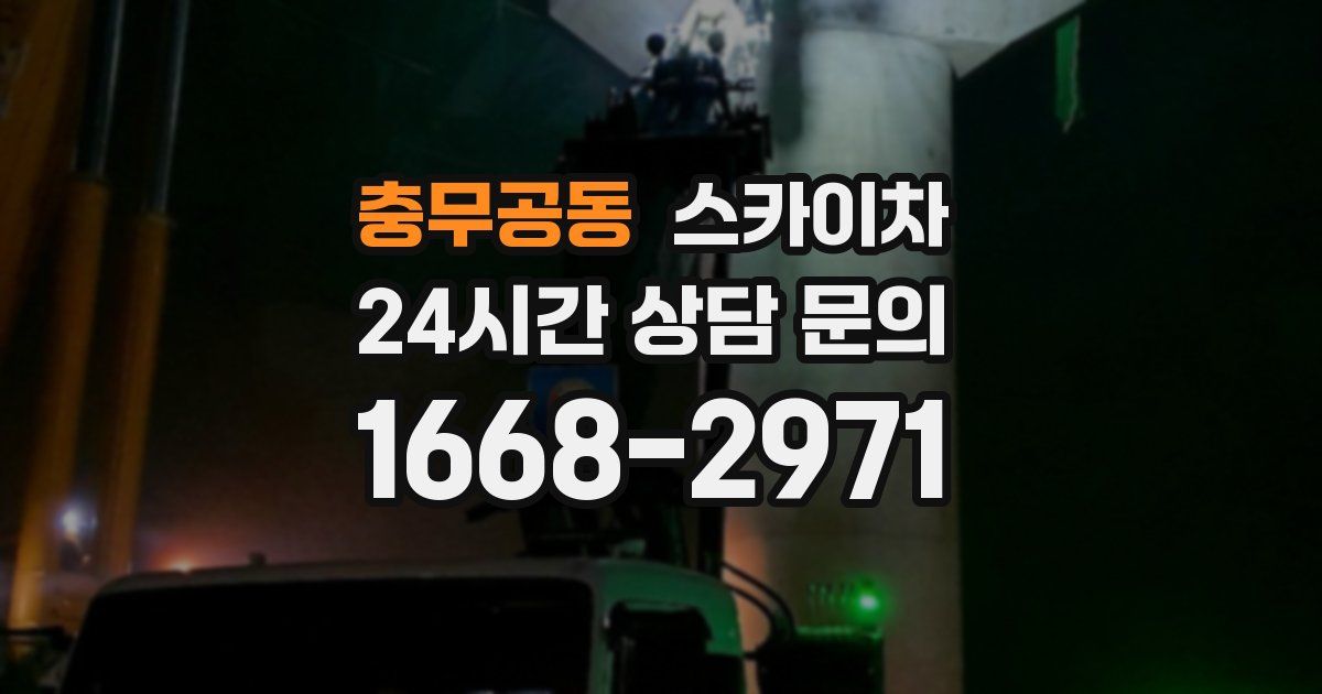 충무공동 스카이차