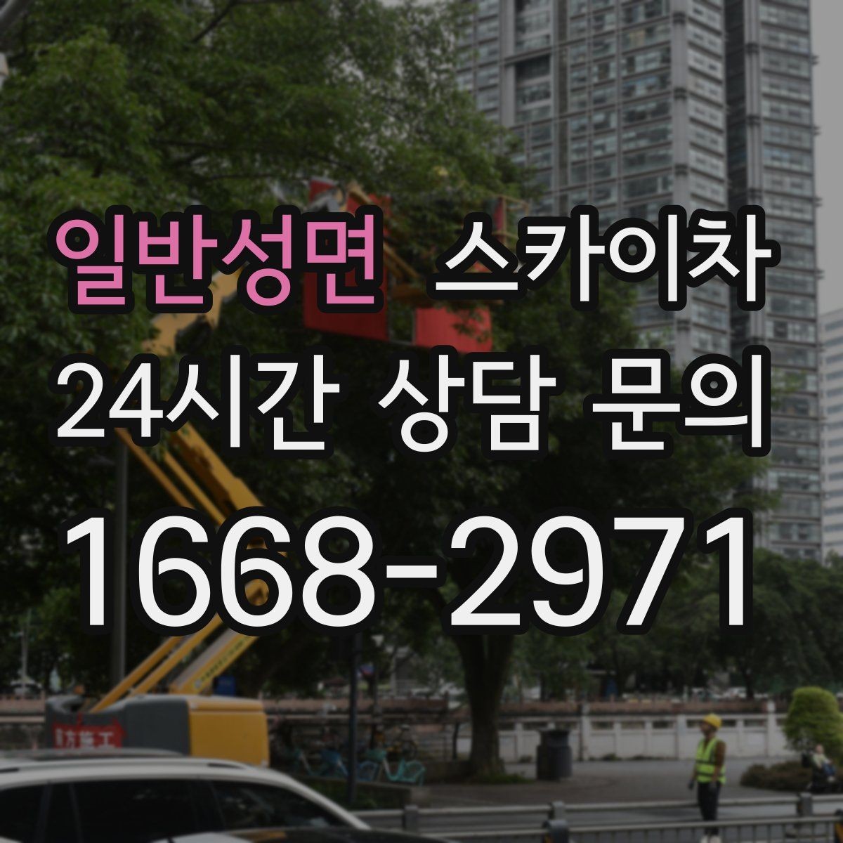 일반성면 스카이차 옥상 설비 점검을 위한 안전 접근