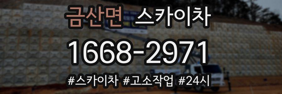 금산면 스카이차