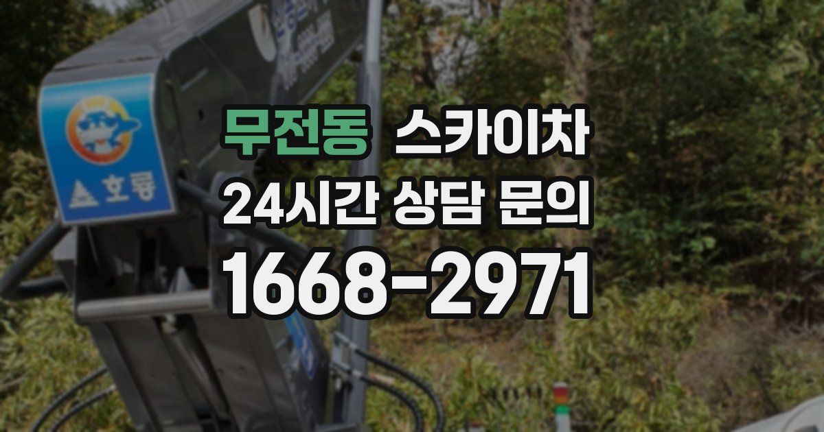 무전동 스카이차