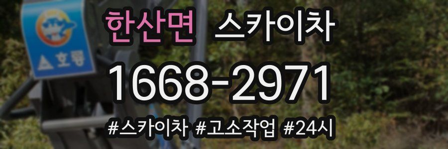 한산면 스카이차