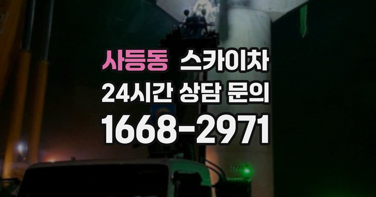 사등동 스카이차