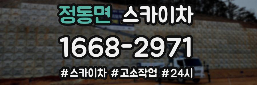 정동면 스카이차