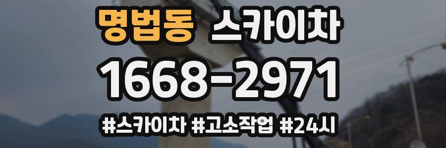 명법동 스카이차