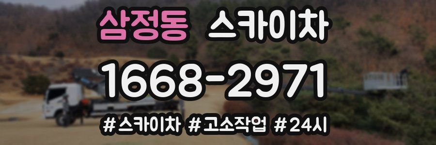삼정동 스카이차