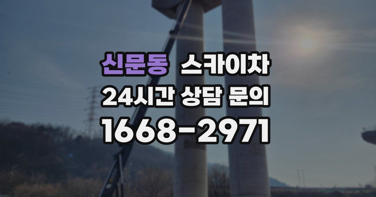 신문동 스카이차