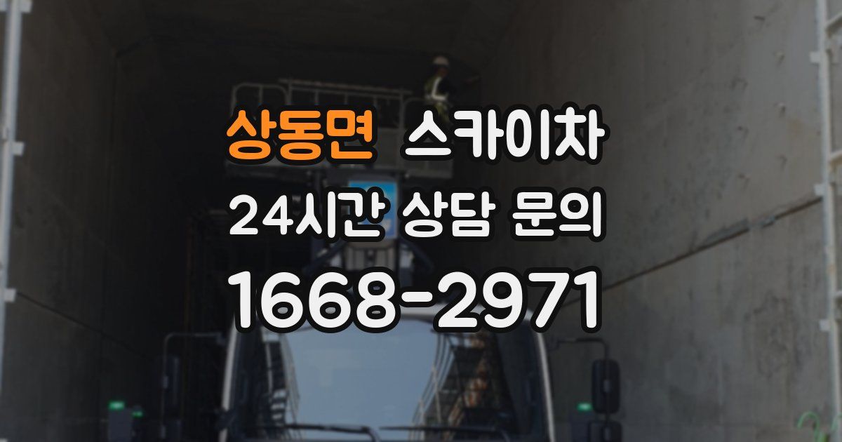 상동면 스카이차