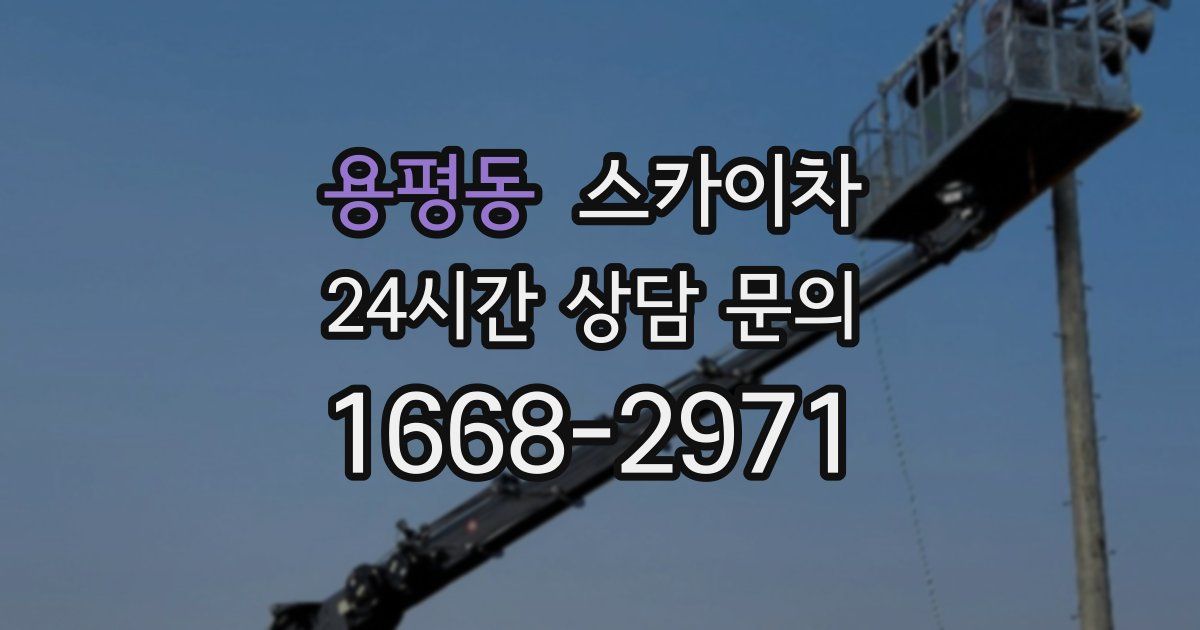 용평동 스카이차