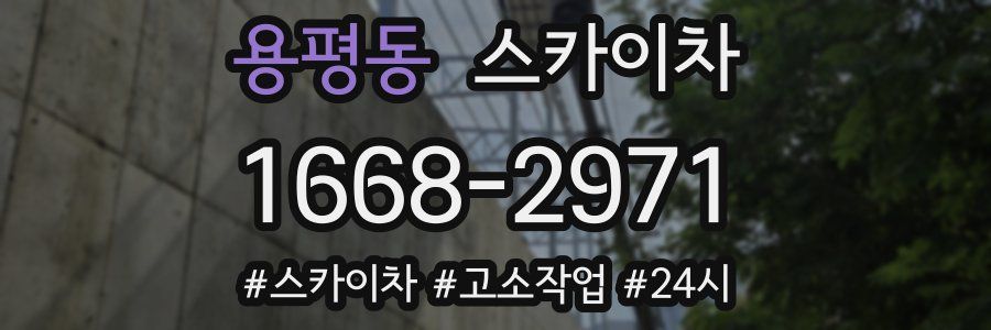 용평동 스카이차