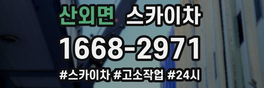 산외면 스카이차